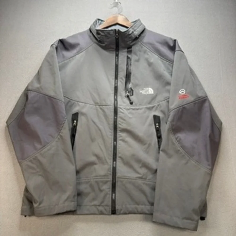 The North Face Summit Series Softshell Jacket Regular Fit XXXL Gray Full Zip